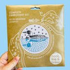mirror loon embroidery kit, view 4