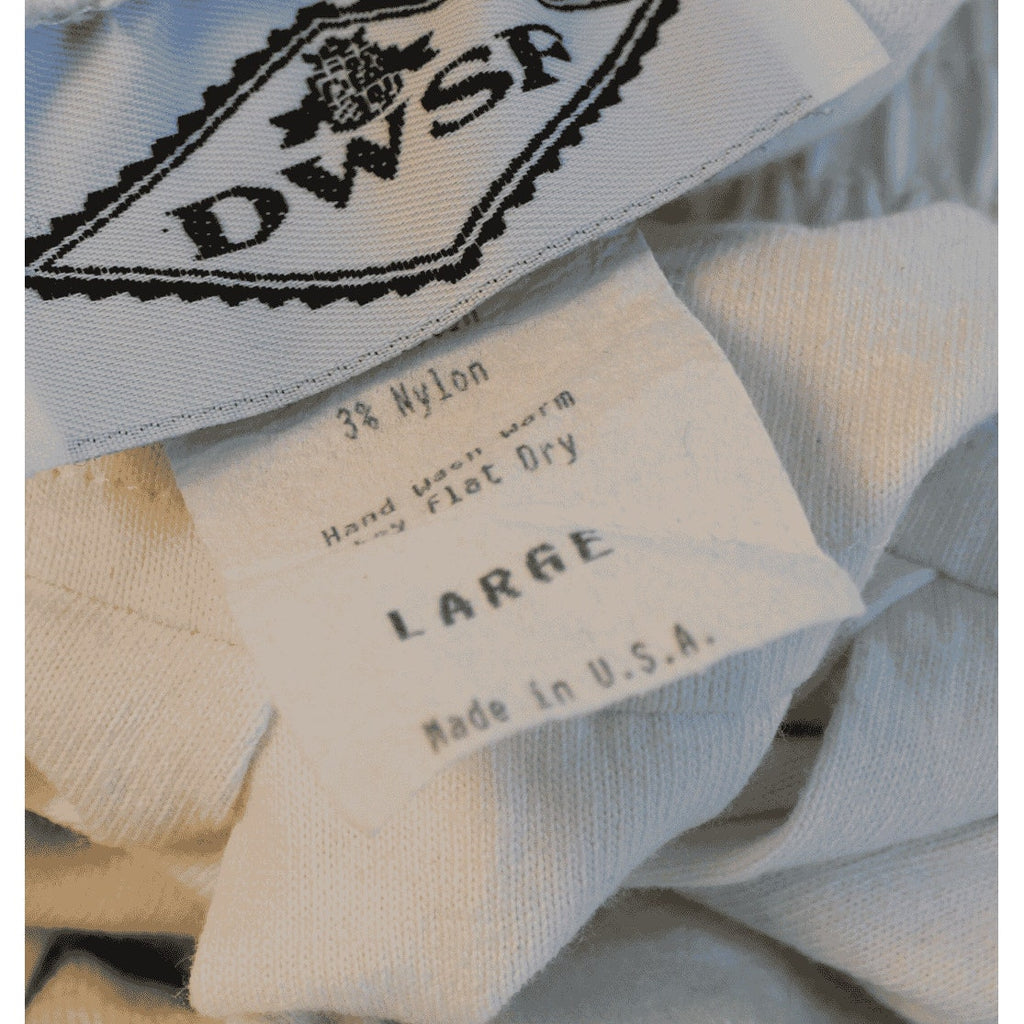 80s dwsf white cotton lace inset prairie skirt made in usa