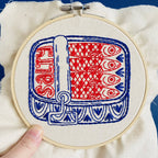 sardines embroidery kit, view 2