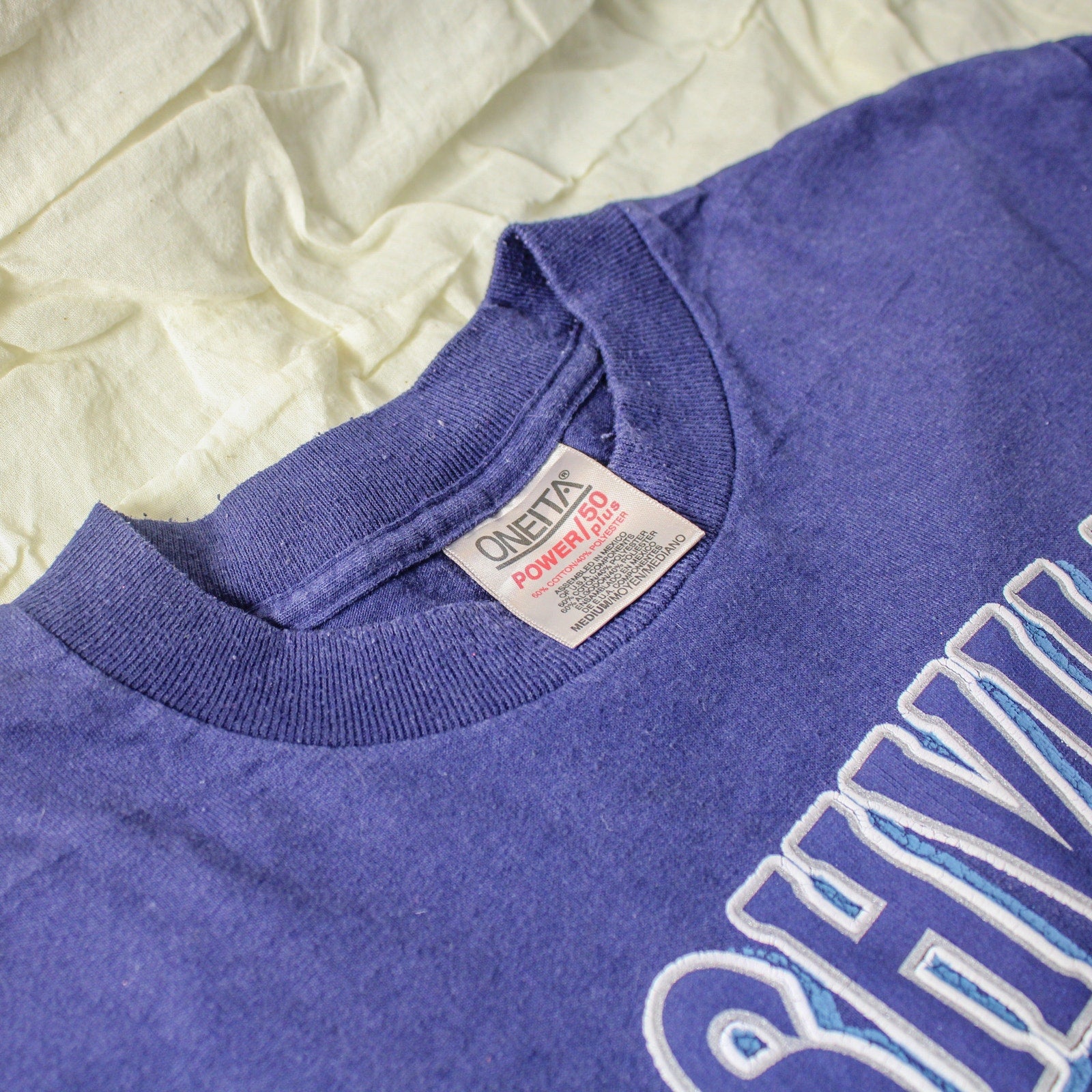 90s oneita nashville music city usa single-stitch tee