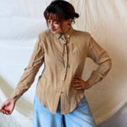 80s Circle T by Marilyn Lenox rayon western Shirt