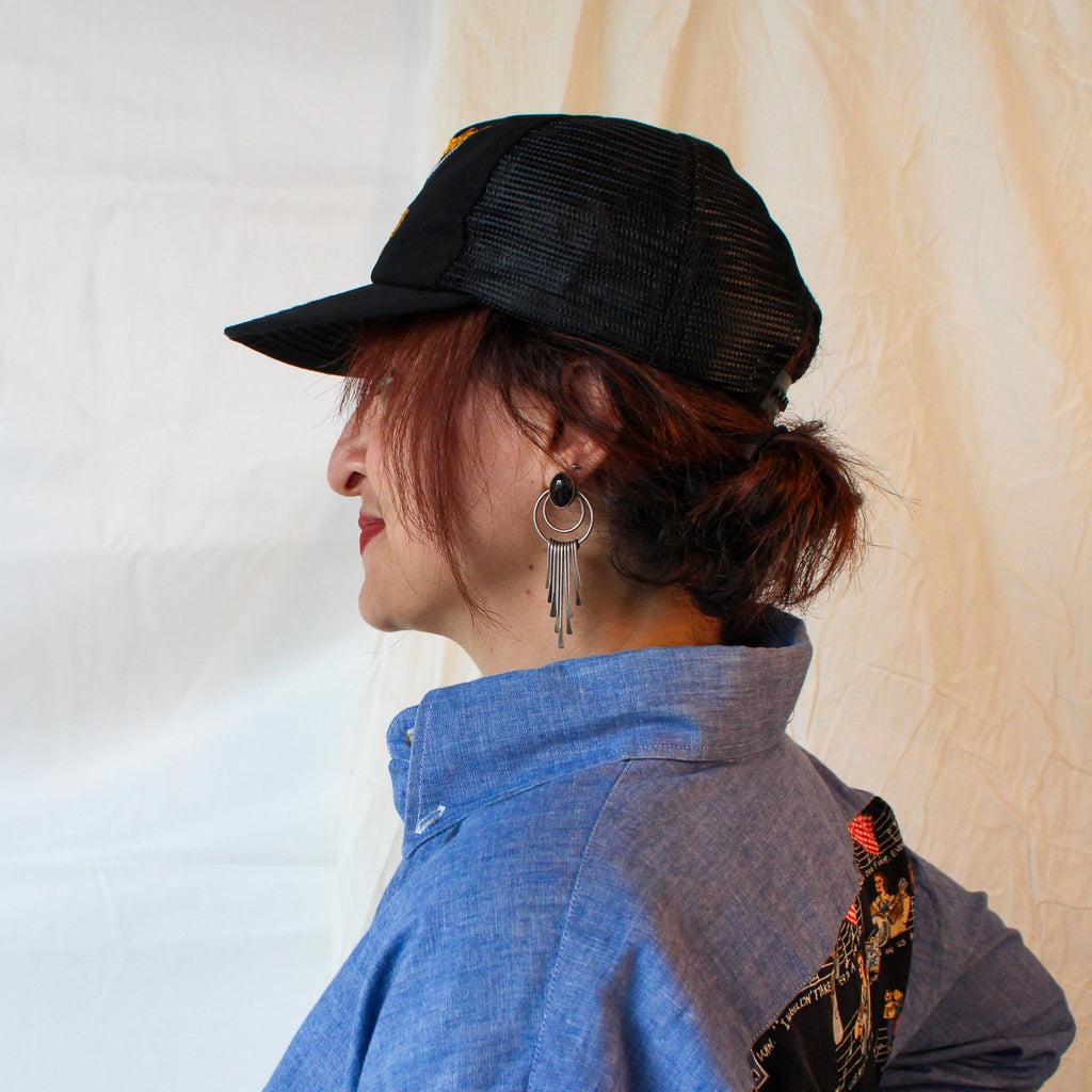 80s carpenters local 200 mesh trucker hat