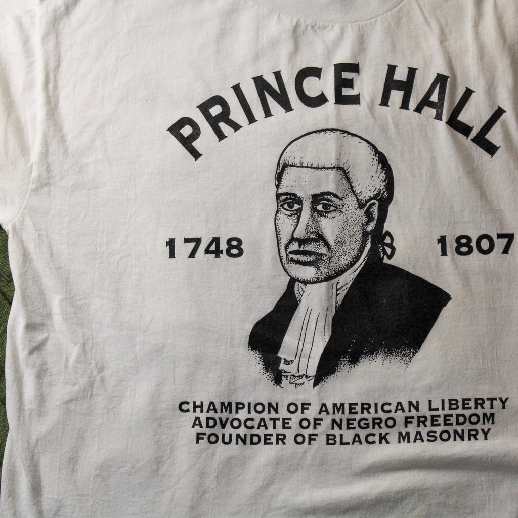 90s prince hall historical graphic tee (l) fruit of the loom best