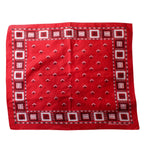 50s MCM guaranteed fast color tuside red bandana (one selvedge edge)