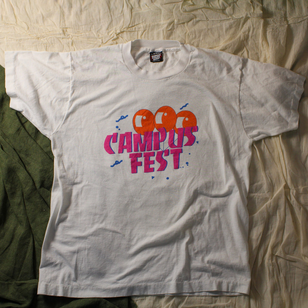 90s campus fest single-stitch tee – screen stars best