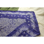 80s fast color rn13962 blue paisley bandana (made in usa)