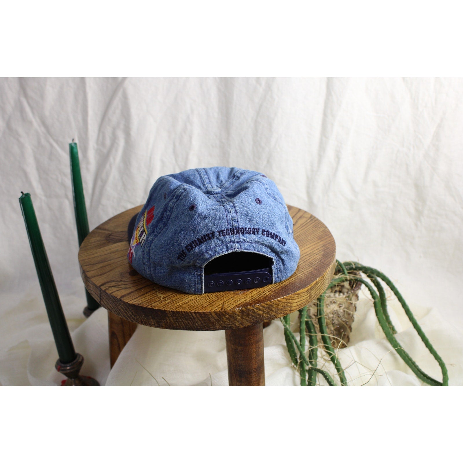 90s flowmaster hot rod power denim snapback