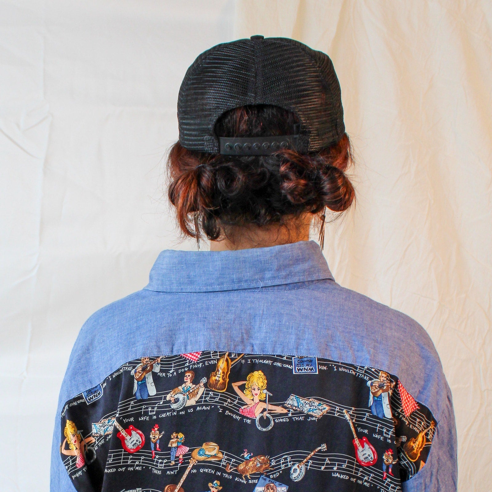 80s carpenters local 200 mesh trucker hat