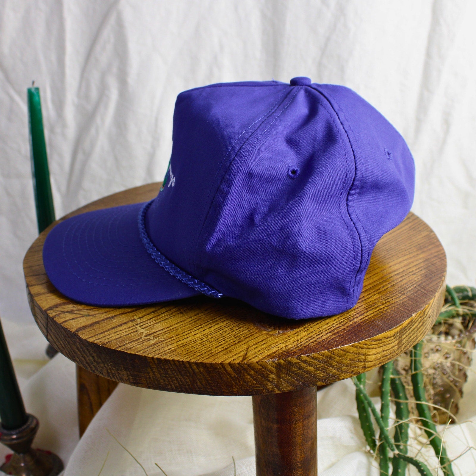 Vintage 90s Seven Springs Embroidered 5-Panel Rope Cobra Cap