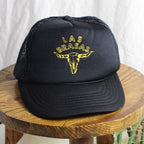 80s las brasas black mesh trucker hat