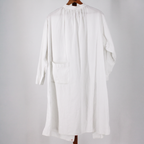 antique french monogrammed peasant smock