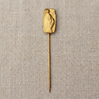 60s nude art nouveau stick pin