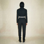 1980s michael blair  jacquard power suit set