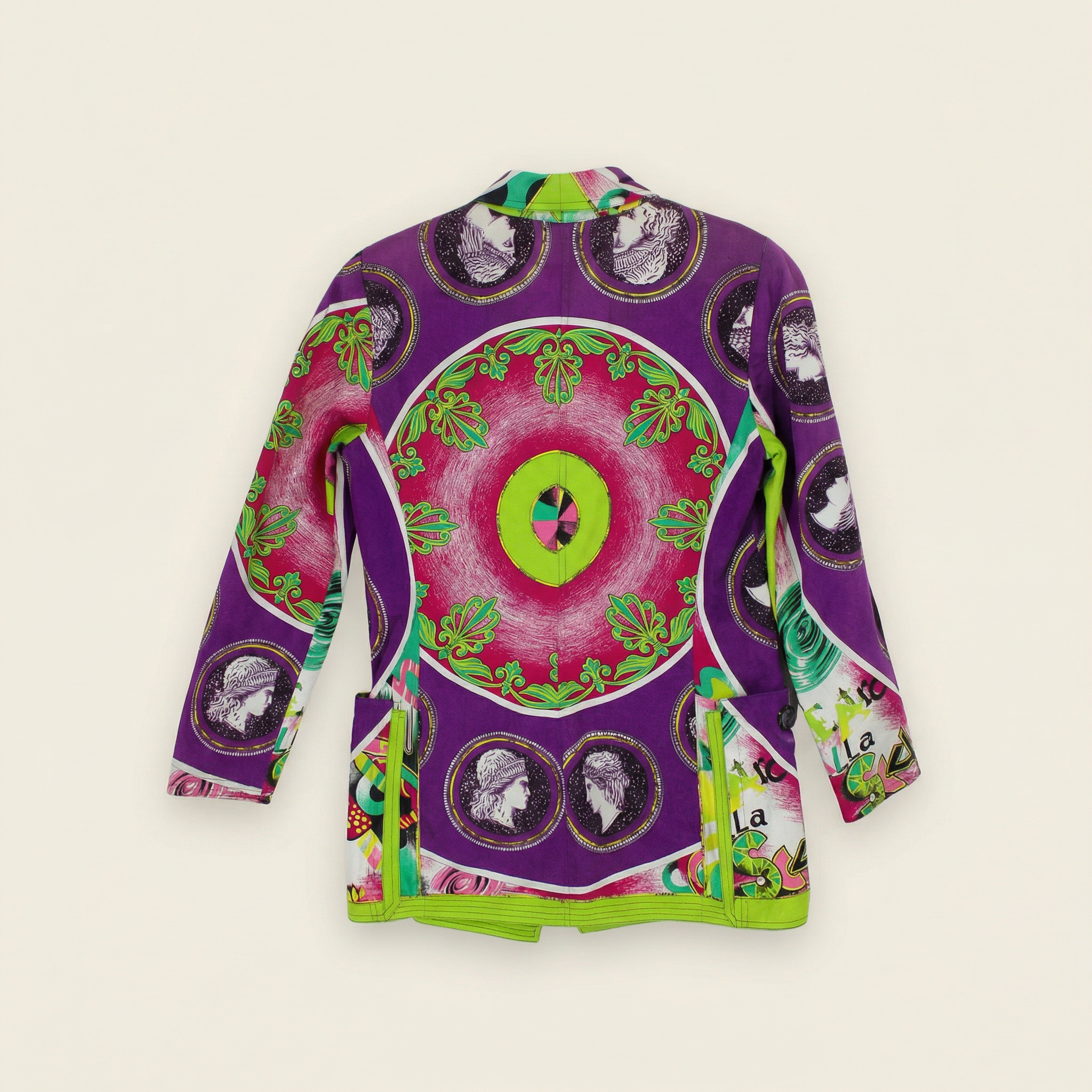 90s gianni versace ss1991 runway 'opera balletto teatro cinema' blazer