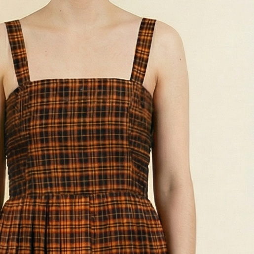 90s shelli segal tartan dress/pinafore - grunge revival