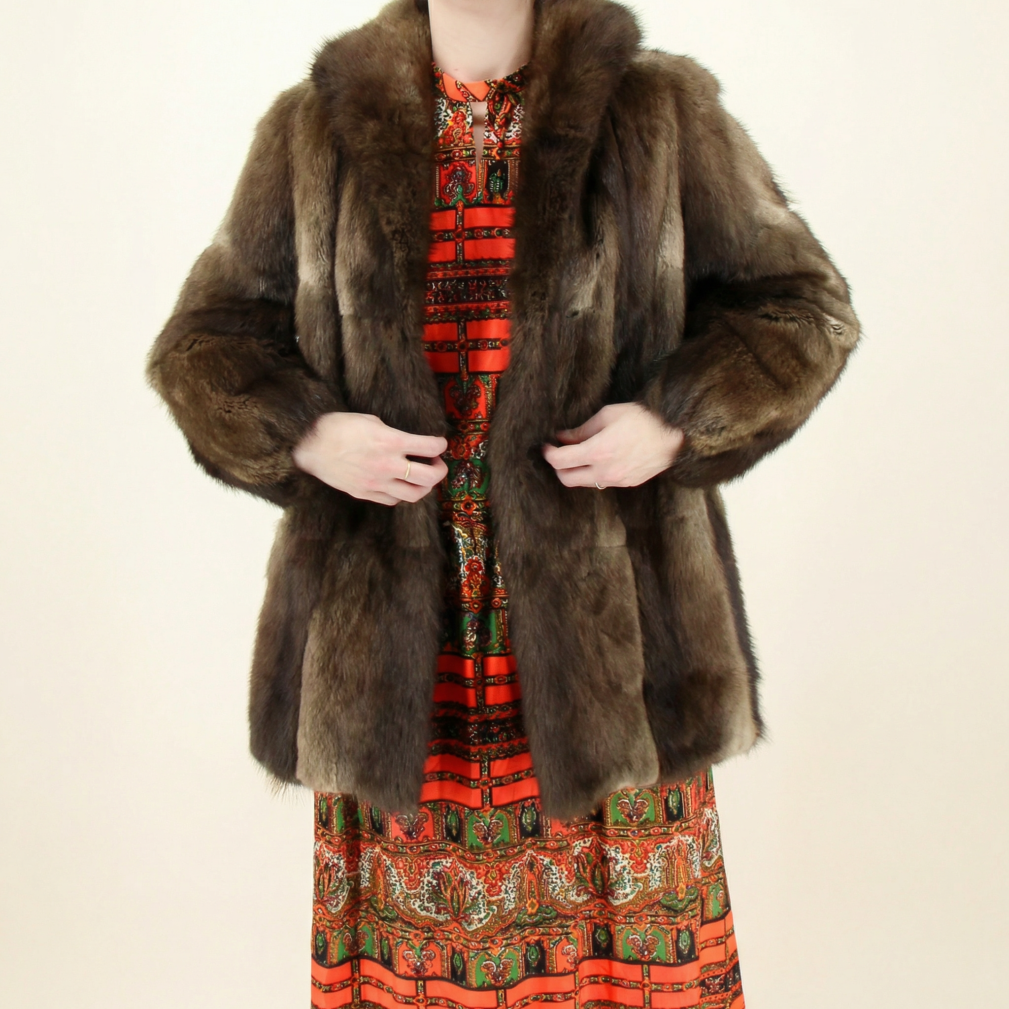 70s beaver fur coat
