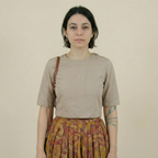 90s calvin klein classics 100% silk floral pleated skirt