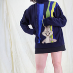 90s iceberg bugs bunny oversized sweater