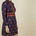 70s italian mod polka dot mini dress - emilio borghese roma