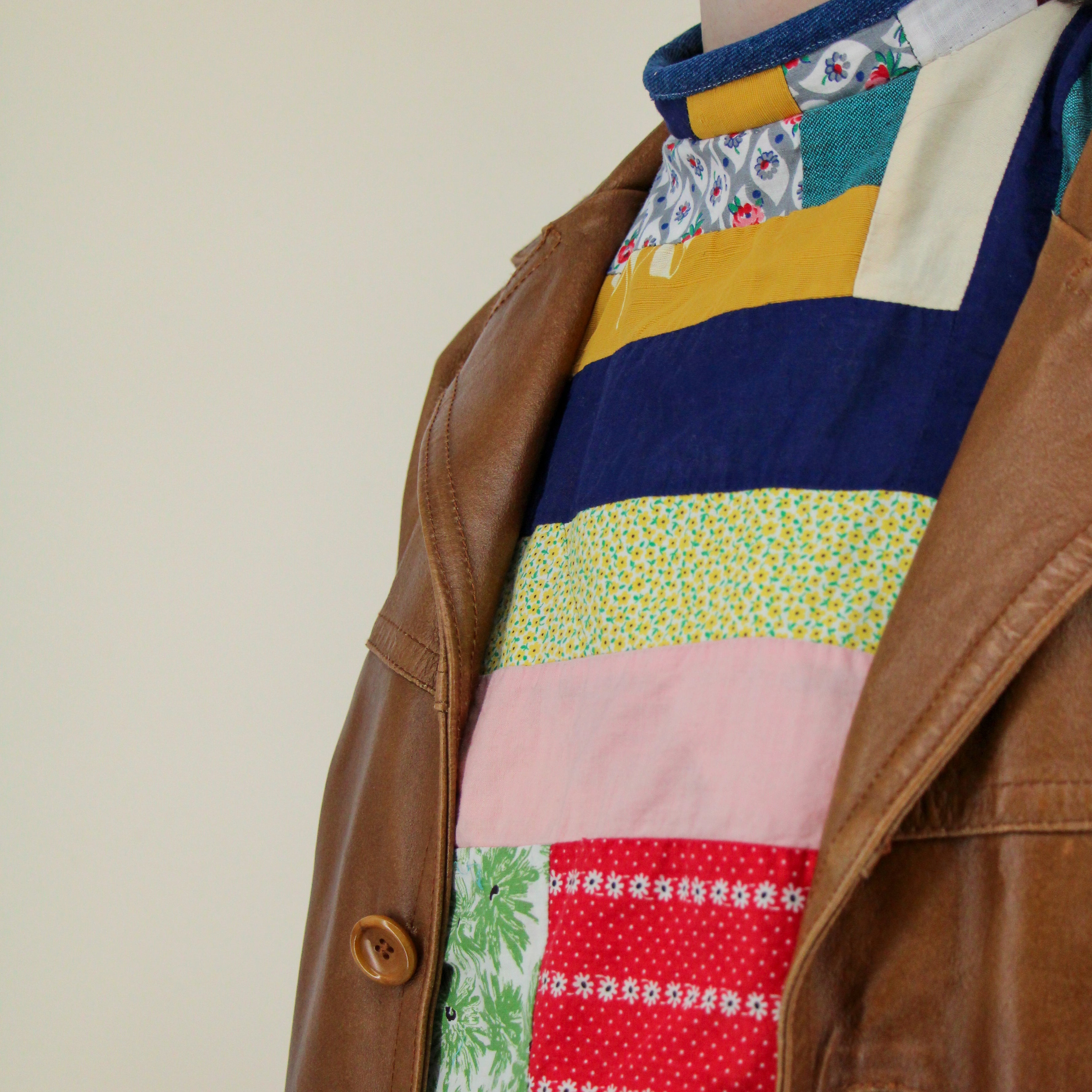 amy quilt - reclaimed vintage quilt dickey