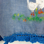 70s by “sis” hand embellished folk art shirt