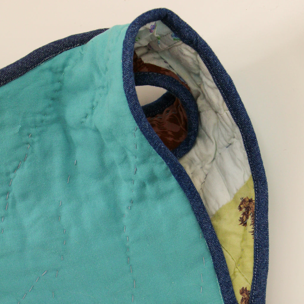 marlene quilt - reclaimed vintage quilt dickey