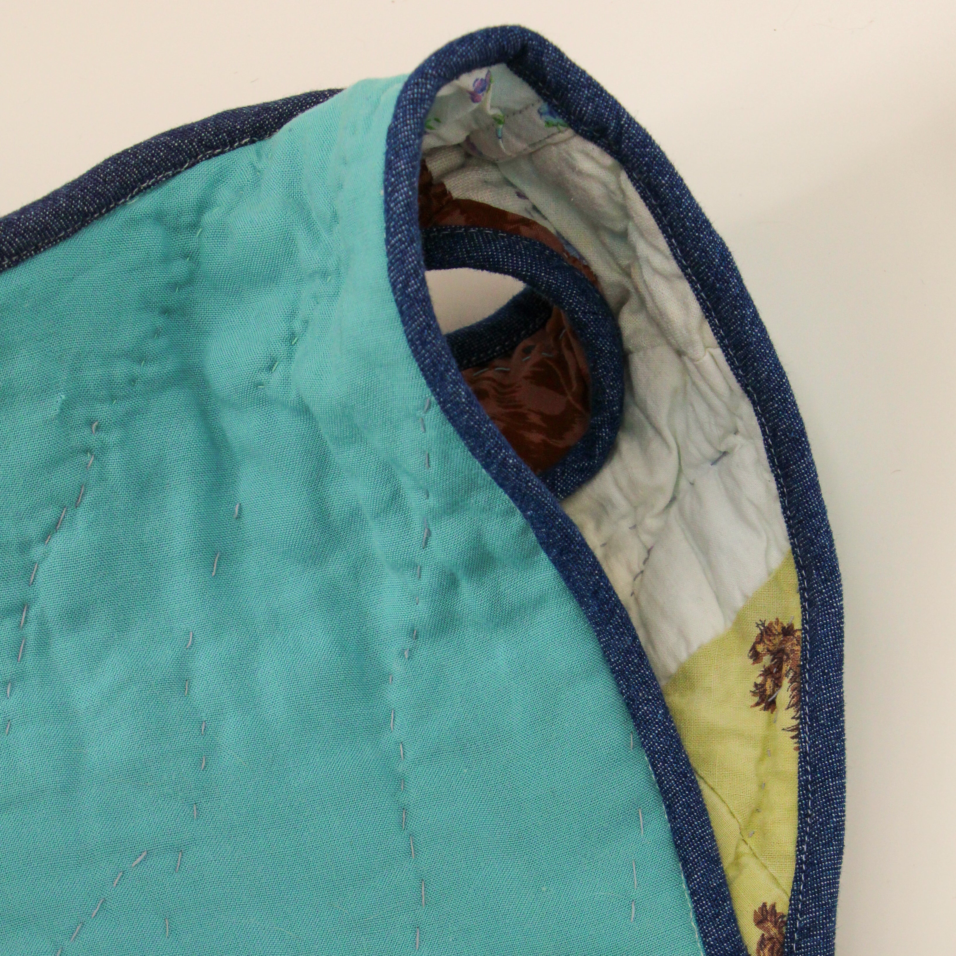 marlene quilt - reclaimed vintage quilt dickey