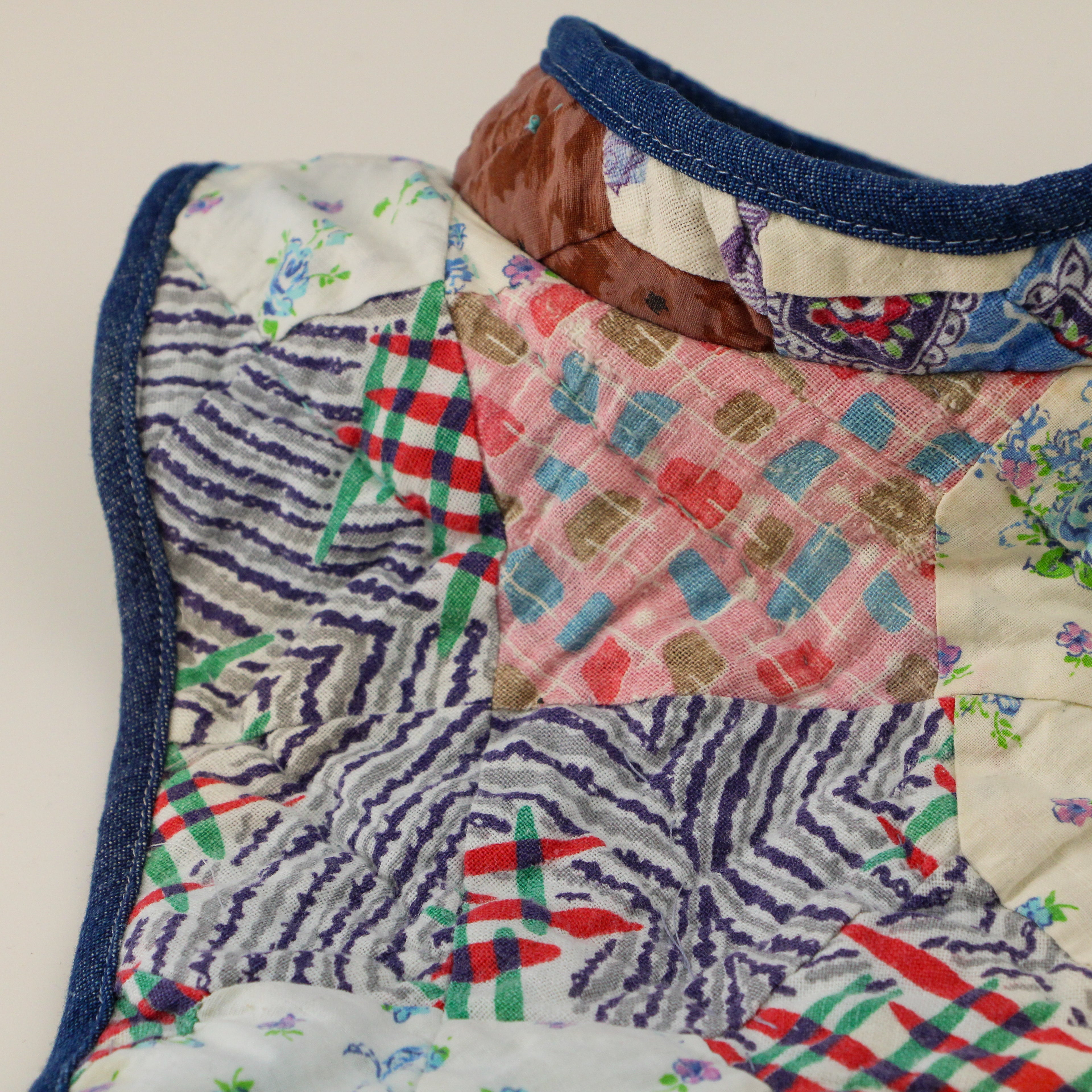 marlene quilt - reclaimed vintage quilt dickey