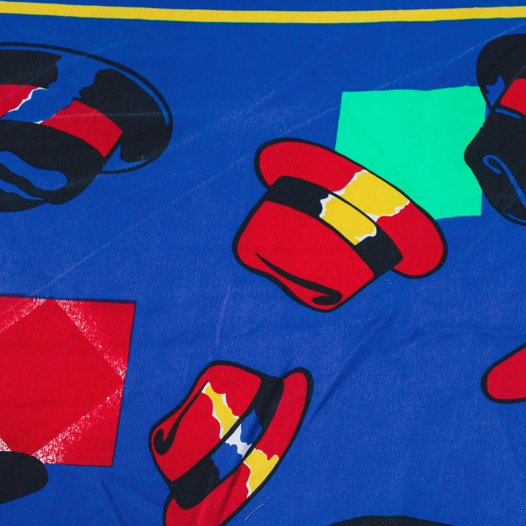 80s escada margaretha ley hat print scarf