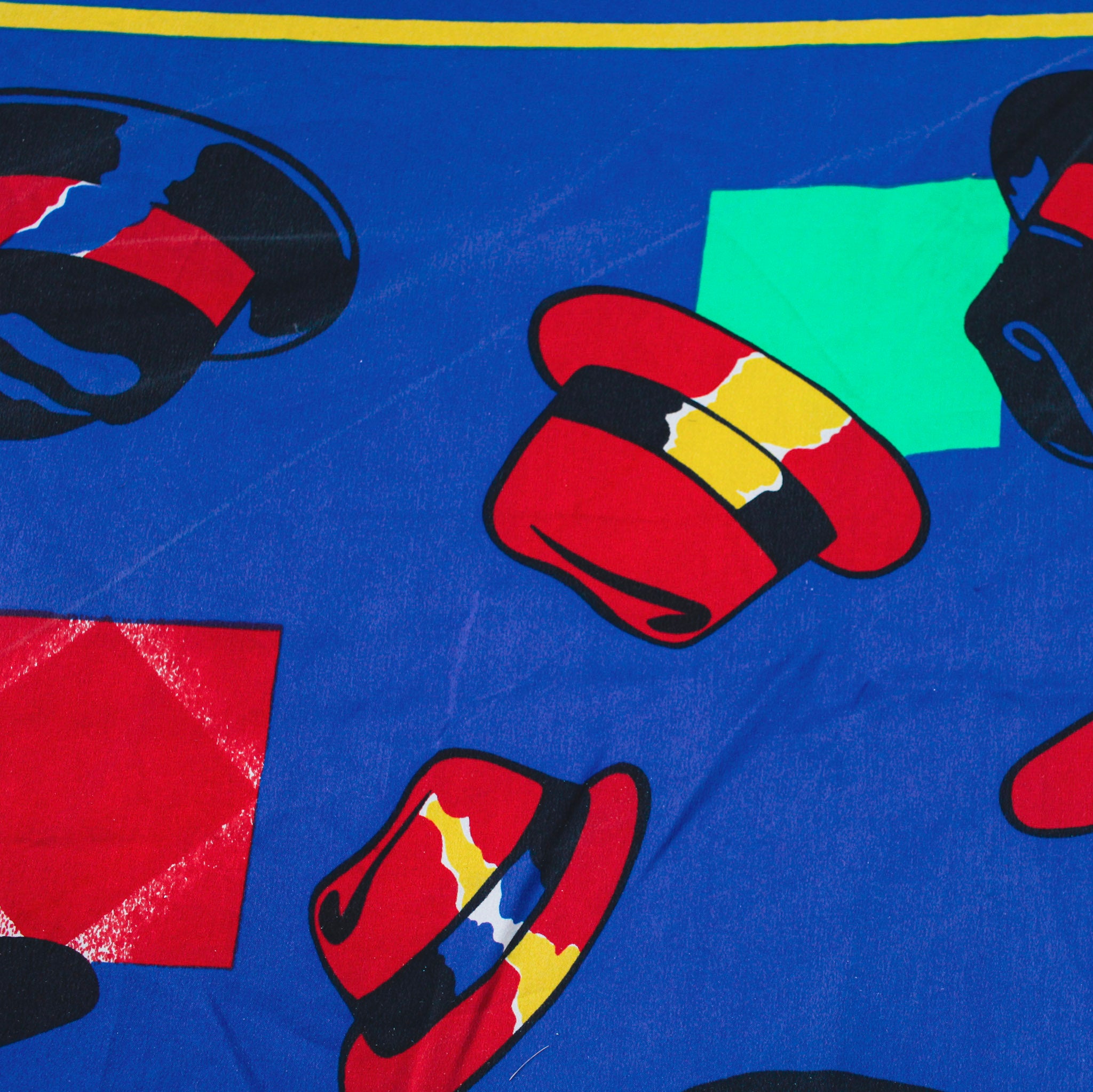 80s escada margaretha ley hat print scarf