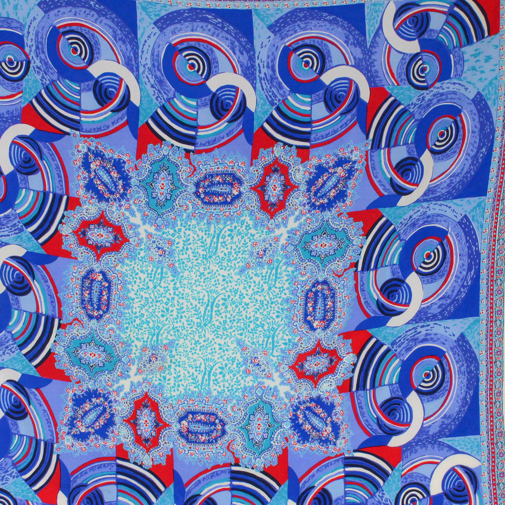 80s gianni versace early-house op art scarf