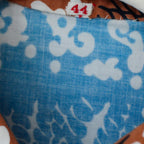 70s italian surf print cotton button down shirt
