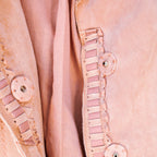 90s moschino cheap and chic blush suede jacket