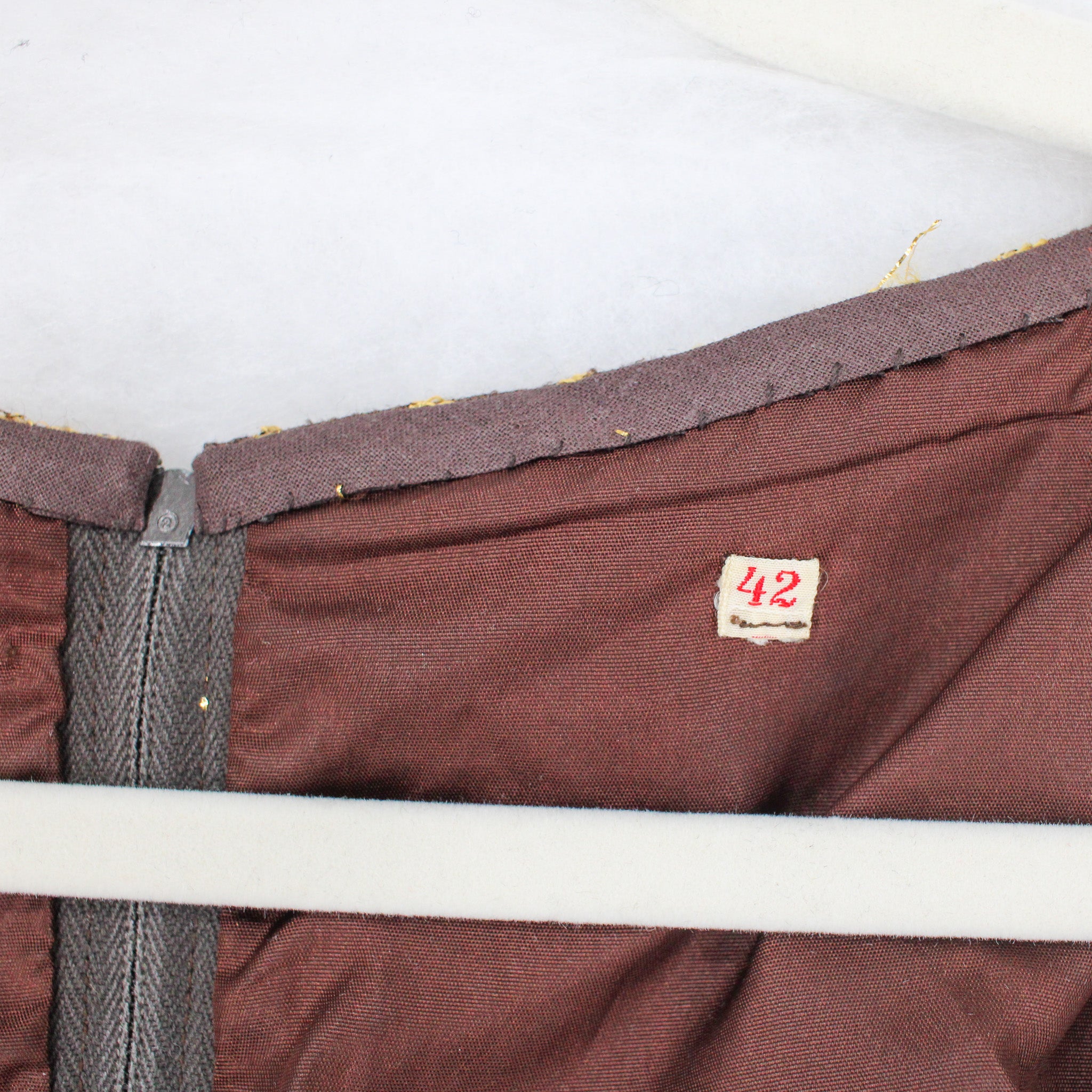 60s gold lurex animal print mod midi shift dress