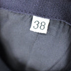 1994 gianni versace couture navy wool pinafore dress