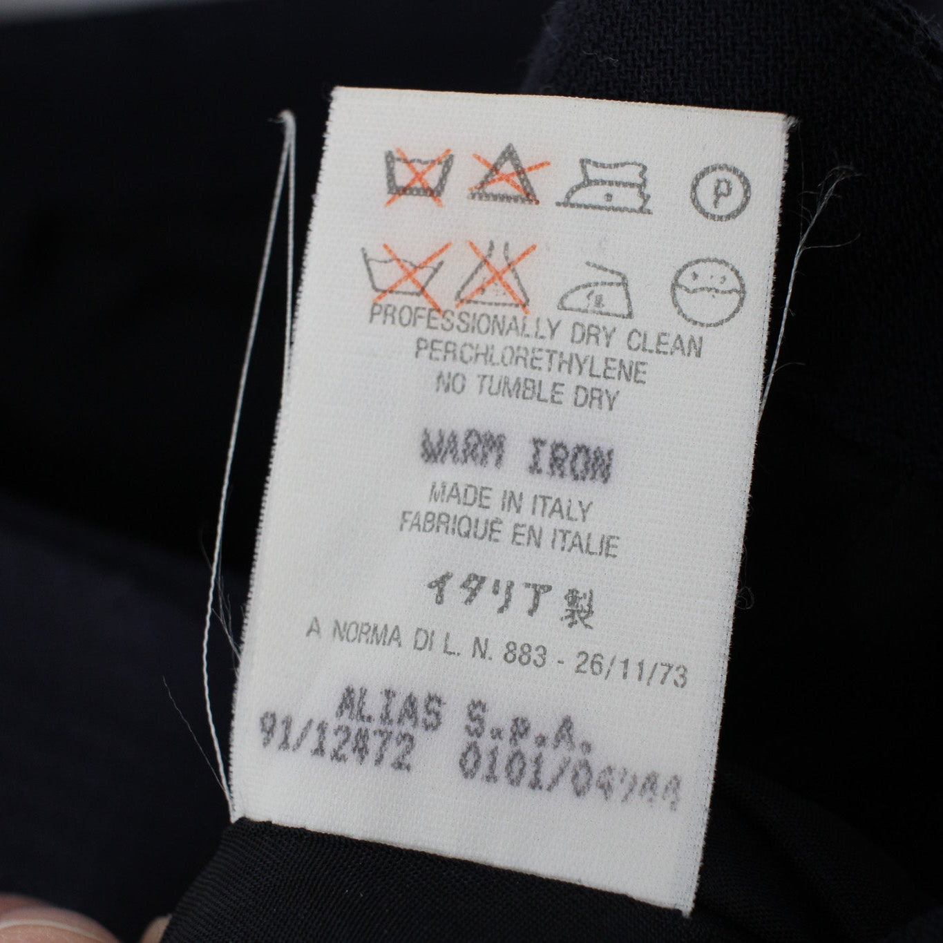 1994 gianni versace couture navy wool pinafore dress