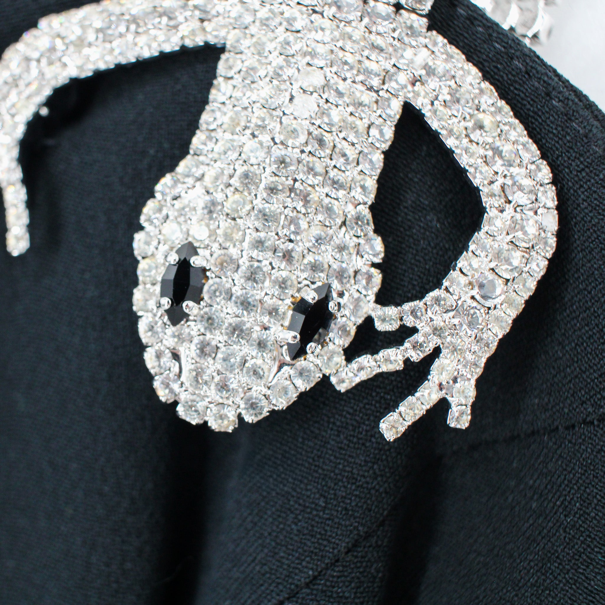 y2k gai mattiolo couture crystal lizard mini dress