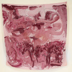 80s marc chagall signed wearable art square scarf