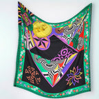 90s versus versace 'opera balletto teatro cinema' era oversized silk scarf