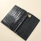 90s moschino croc embossed key crossbody bag with matching wallet