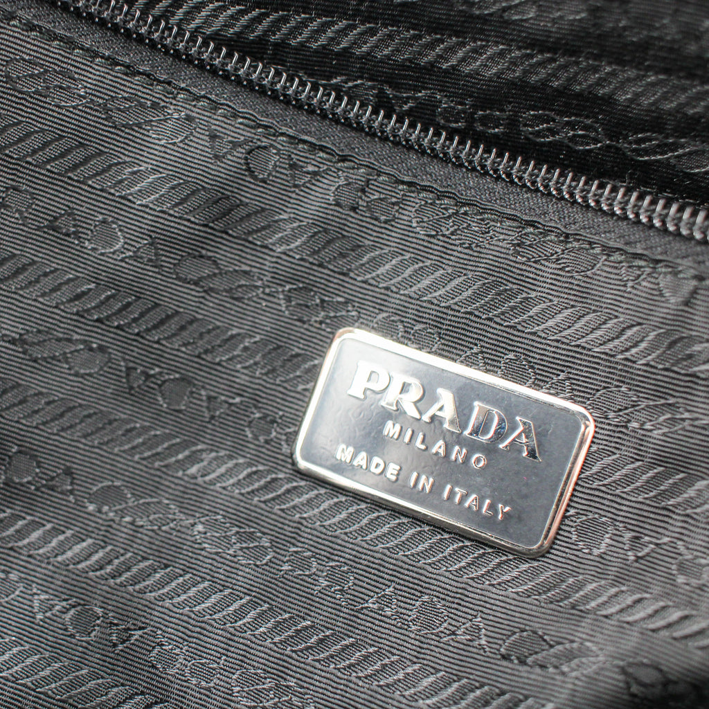 90s prada enameled leather shop tote