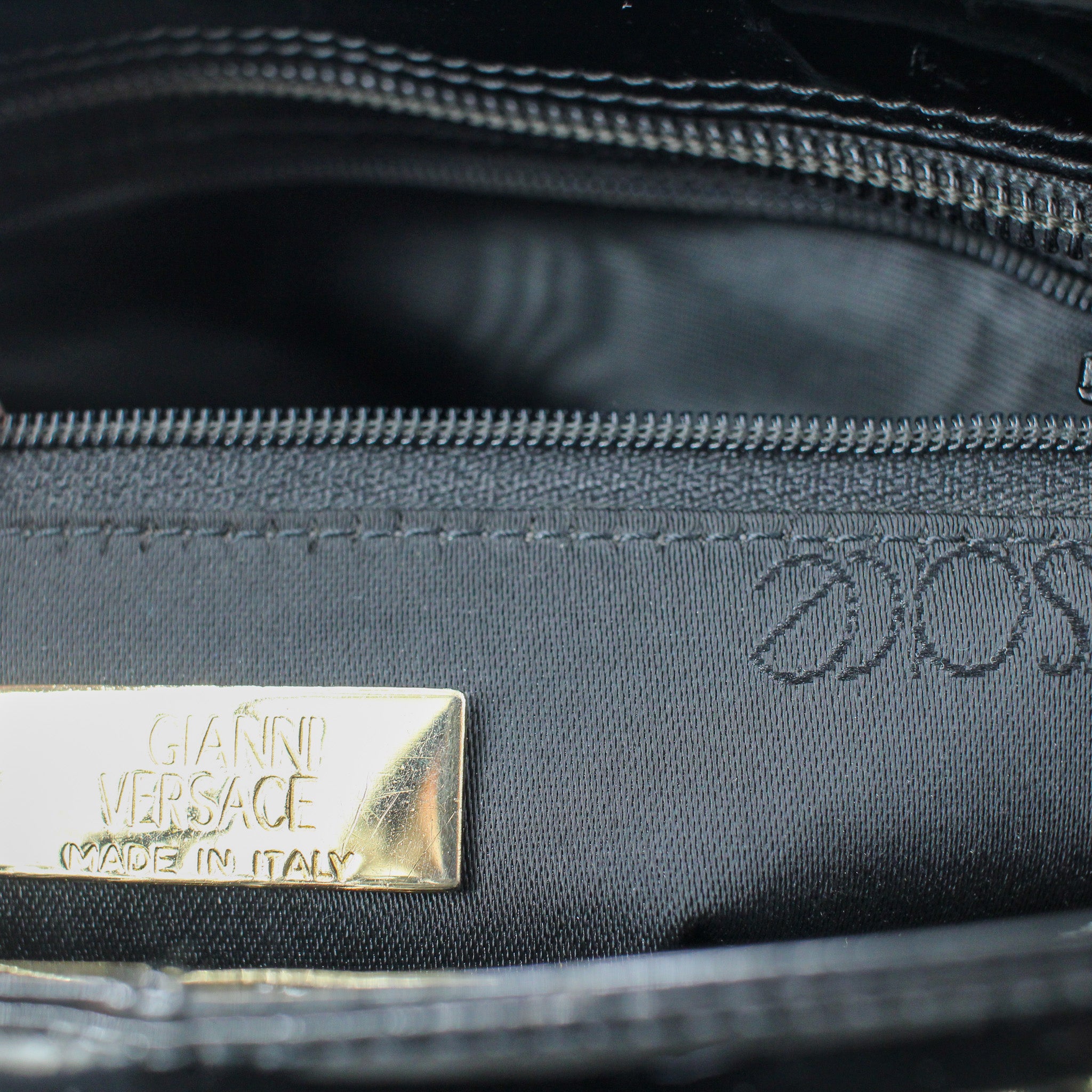 90s gianni versace 1991 medusa coin beaded handle bag