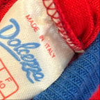 80s toothbrush appliqué maxi dress