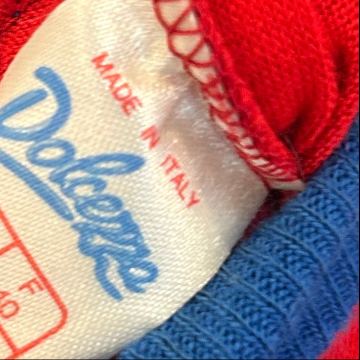 80s toothbrush appliqué maxi dress