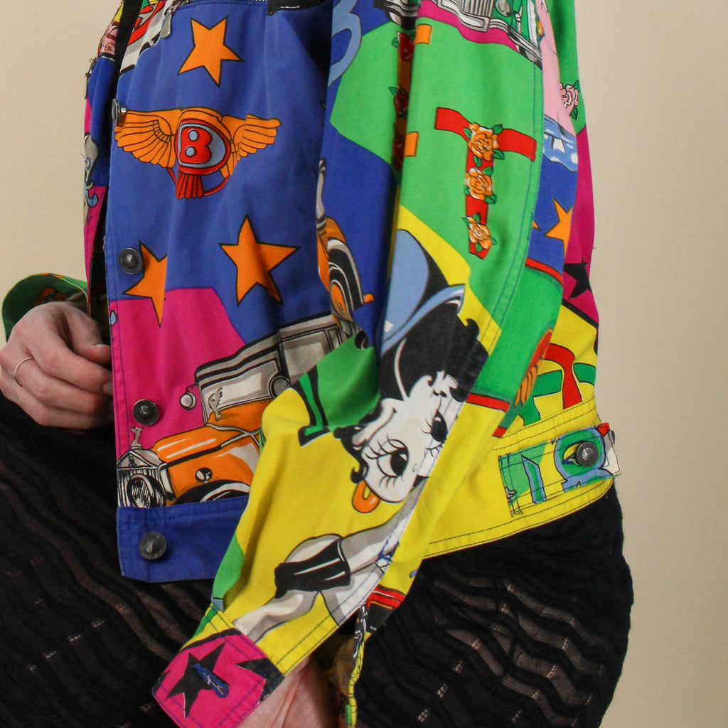 1991 versace jeans couture betty boop jacket