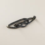 80s sterling silver celtic knot bar brooch