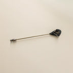 60s handmade sterling calla lily stick pin