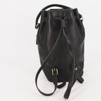 90s coach black top handle bucket backpack -  9992 - rare