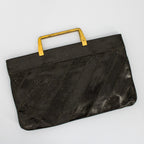 70s patchwork lizard skin clutch -  bags by varon