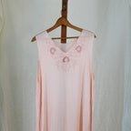 1920s silk chemise with cutwork embroidery